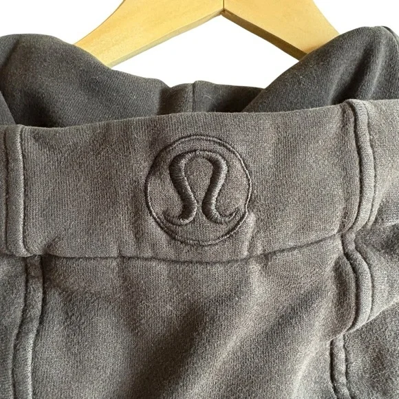 Lululemon Scuba Hoodie Light Cotton Fleece Black Size 4 - Picture 8 of 13